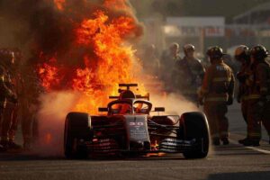 Grave incidente per il pilota